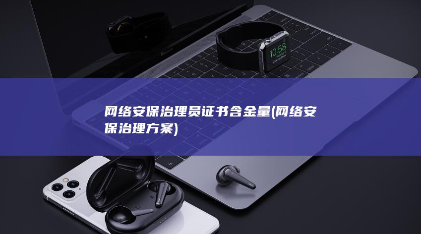 网络安保治理方案