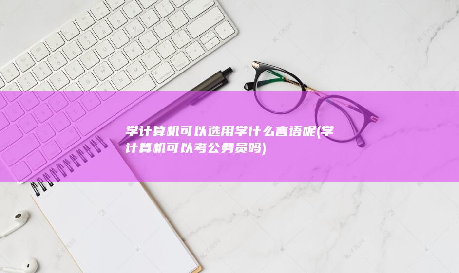 学计算机可以选用学什么言语呢
