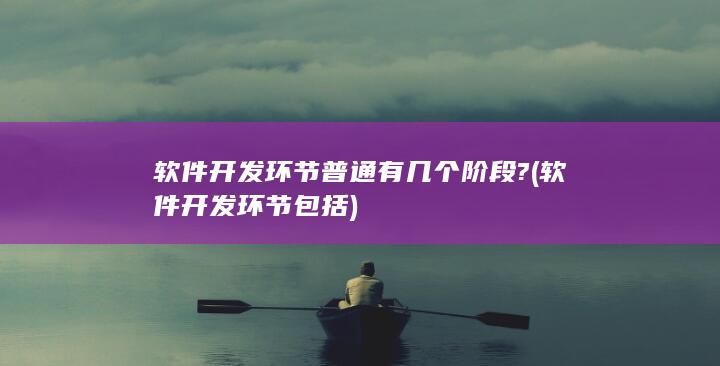 软件开发环节普通有几个阶段?