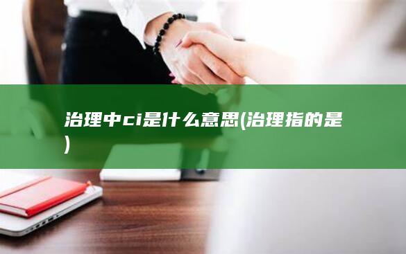治理指的是