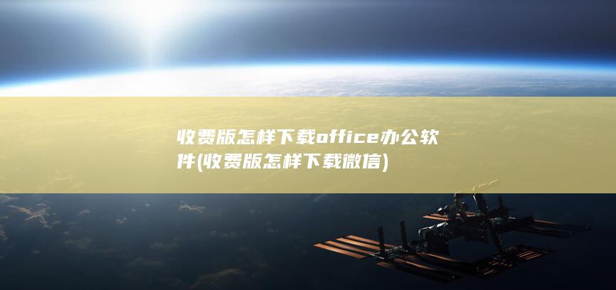 收费版