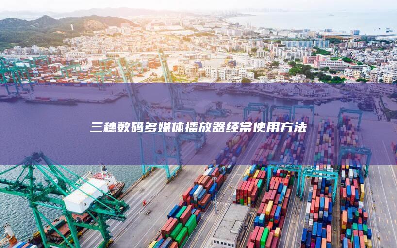 三穗数码多媒体播放器经常使用方法
