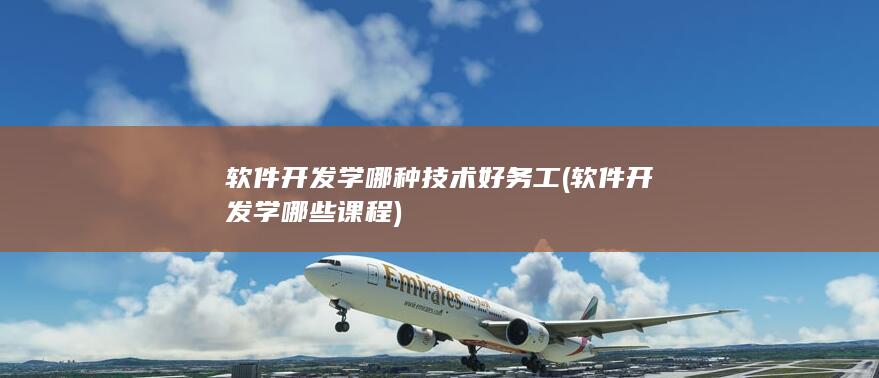 软件开发学哪种技术好务工