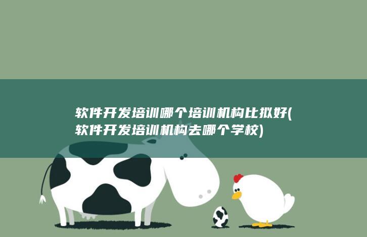 软件开发培训哪个培训机构比拟好