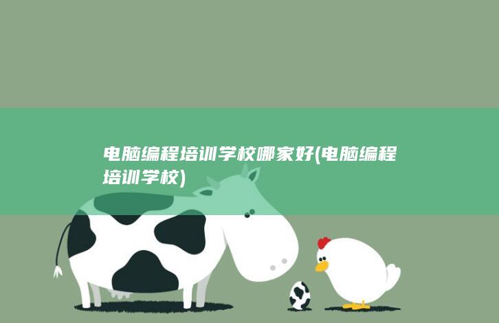 电脑编程培训学校哪家好