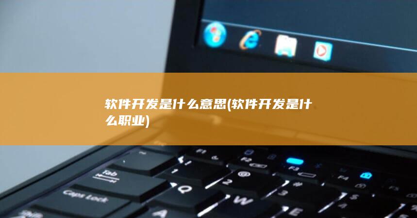 软件开发是什么职业