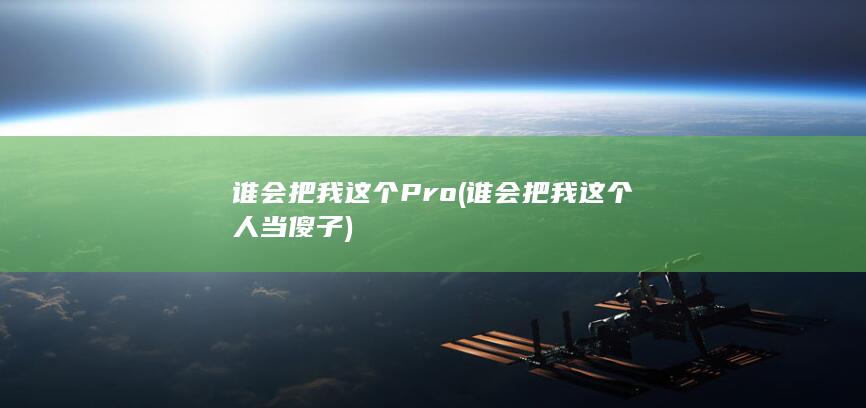 谁会把我这个Pro