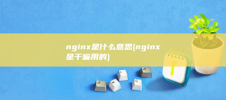 nginx是干嘛用的